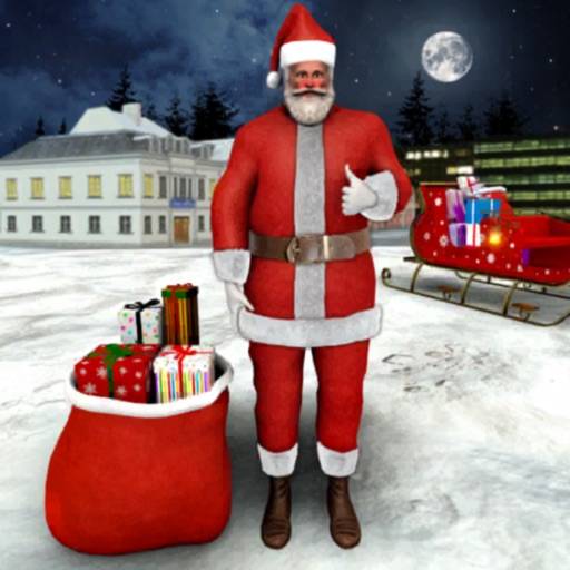 Jultomten Gåva Leverans Spel ikon