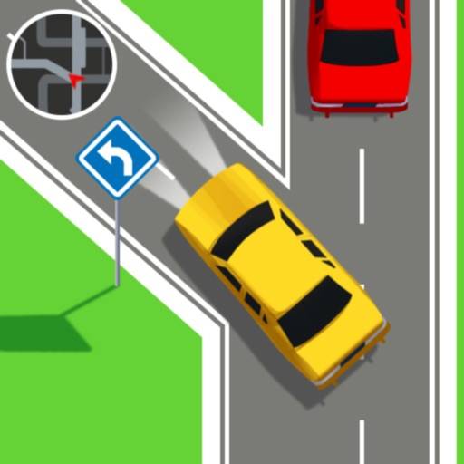 Crazy Driver 3D: таксист гонки икона