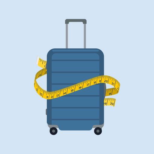 Luggie: Luggage size tracker app icon