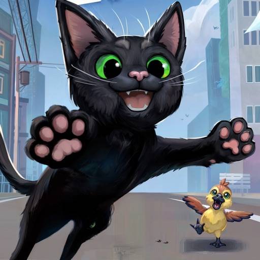 Little Cat Kitty Big City 3D icon