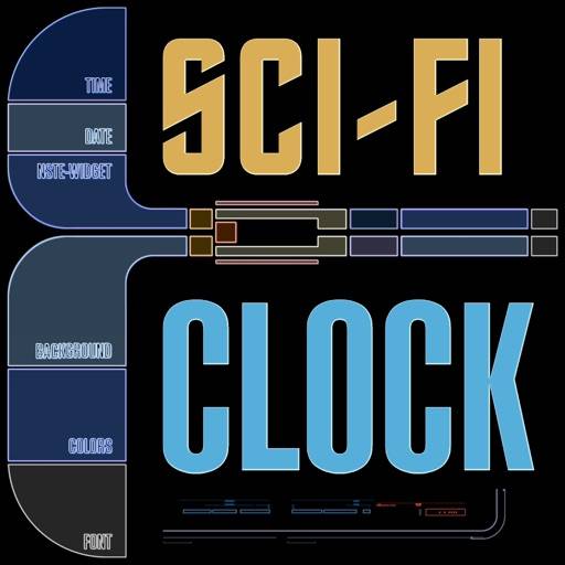 Sci-Fi Clock app icon