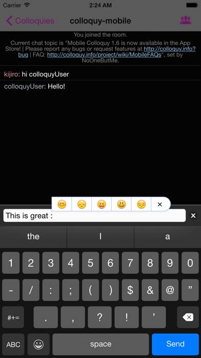 colloquy removed from app store