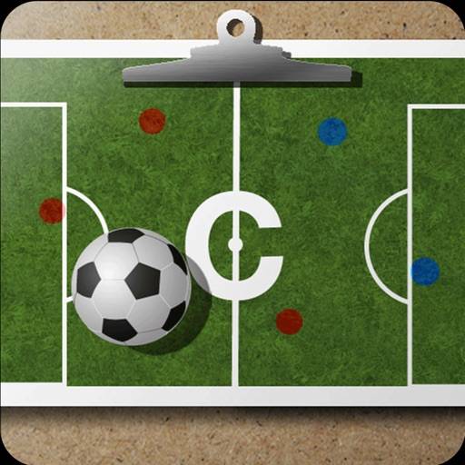 Soccer coach clipboard icon