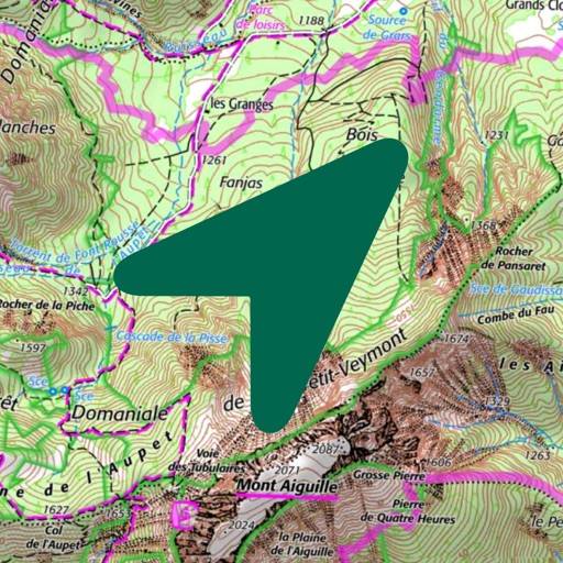 Iphigénie | The Hiking Map App icône