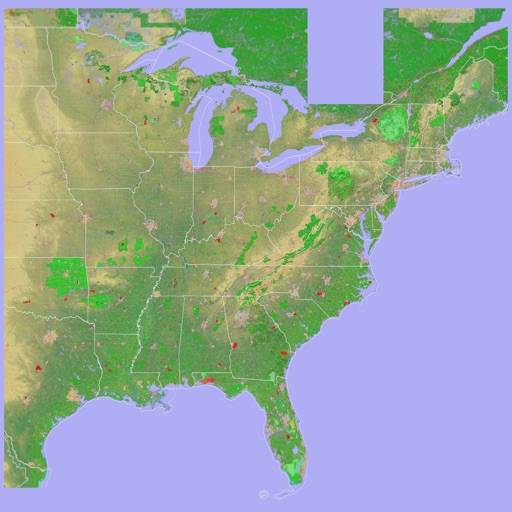 Scenic Map Eastern USA icon