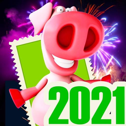 Silvester Frohes Neujahr 2021 icon