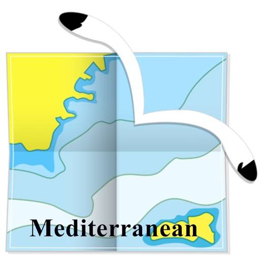 Mediterranean Sea GPS Charts icona