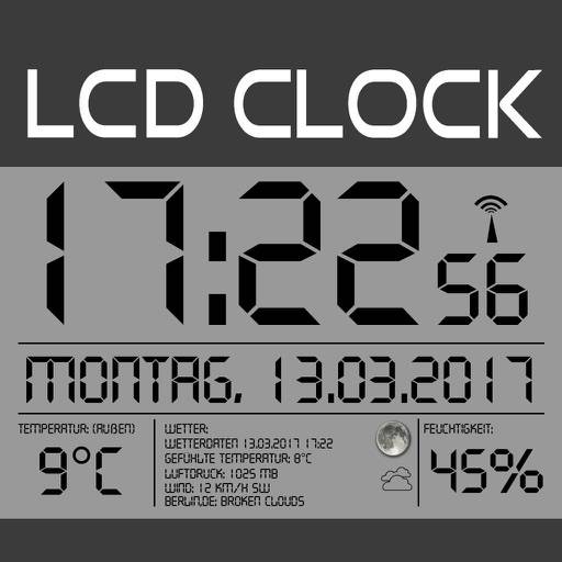 LCD-Clock app icon