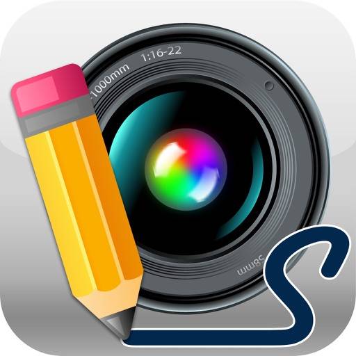 Snap Camera! - Write notes on your pictures the easy way. icon