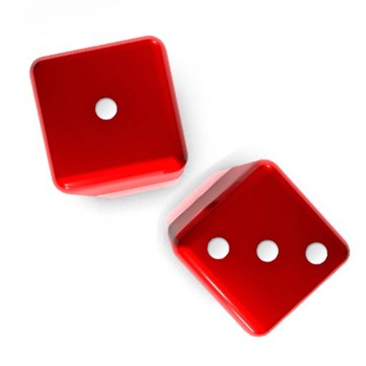 Dice in 3D icon
