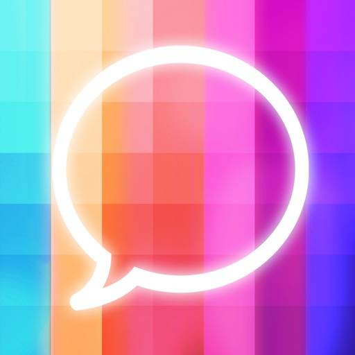 Message Makeover - Colorful Text Message Bubbles icono
