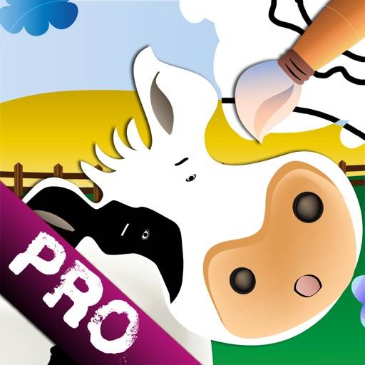 Farm Animals: Learn&Colour PRO icon