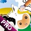 Farm Animals: Learn&Colour PRO app icon