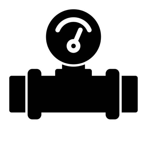 Meccanica dei fluidi calc icon