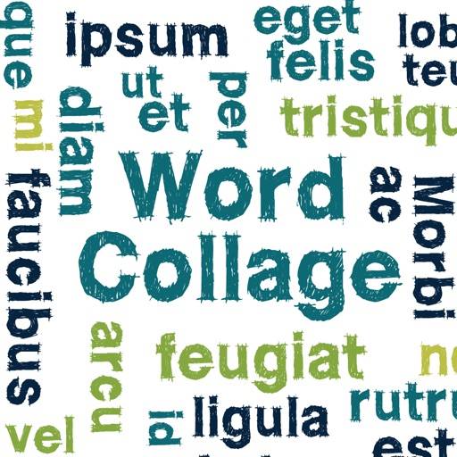 Word Collage ikon
