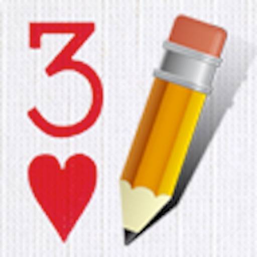 Triple Play Canasta Scorecard icono