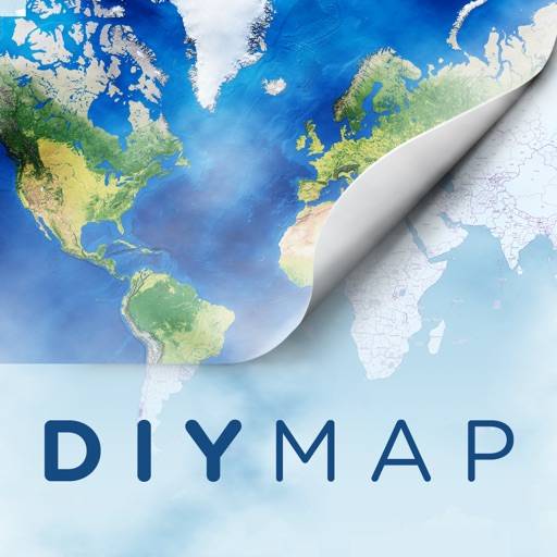 DIY Map GPS (App for World Travelers) icona