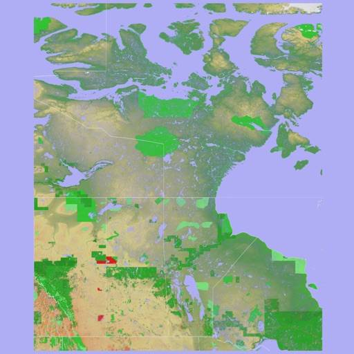 Scenic Map Central Canada icon