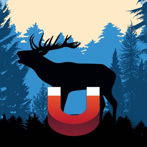 Red Deer Magnet icon