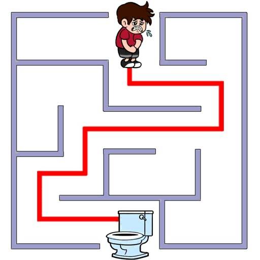 Maze Escape: Toilet Rush icona