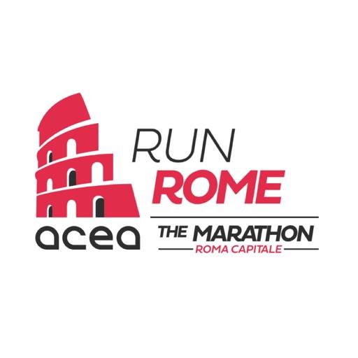 Run Rome The Marathon Symbol
