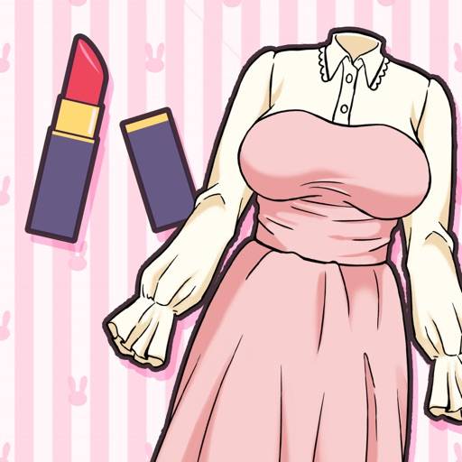Dress up with the cute girls! app icon