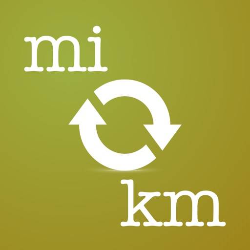 Miles and Kilometers icon