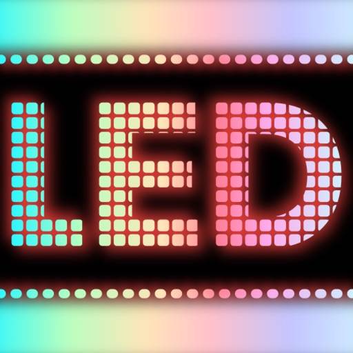 Letrero led digital letras led icon