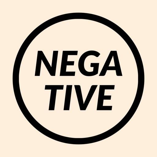 Negative app icon