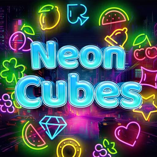 Neon Cubes Symbol