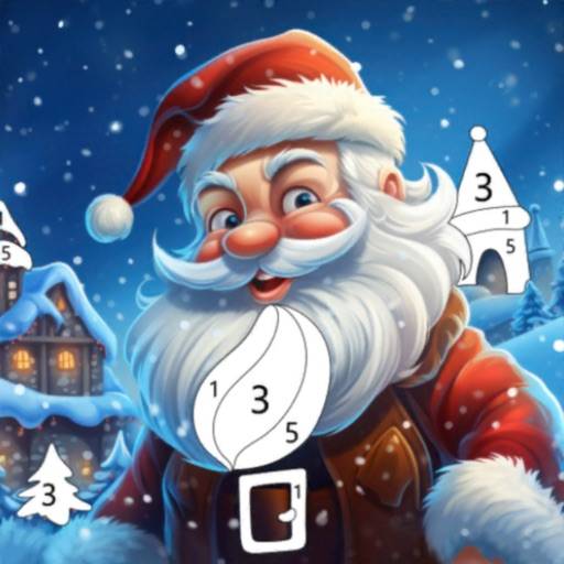 Christmas Winter Coloring Book app icon