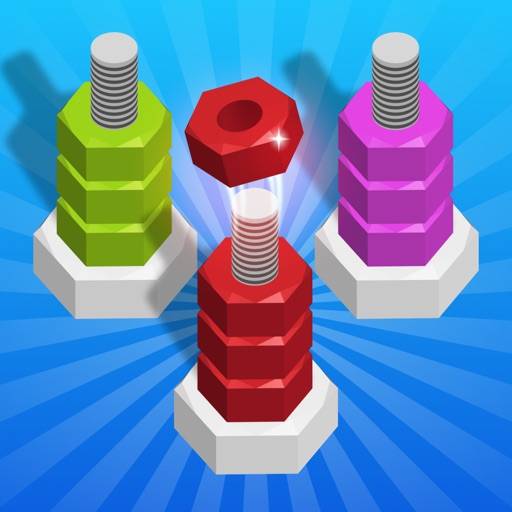 Wood Nuts & Bolts: Colors Sort app icon