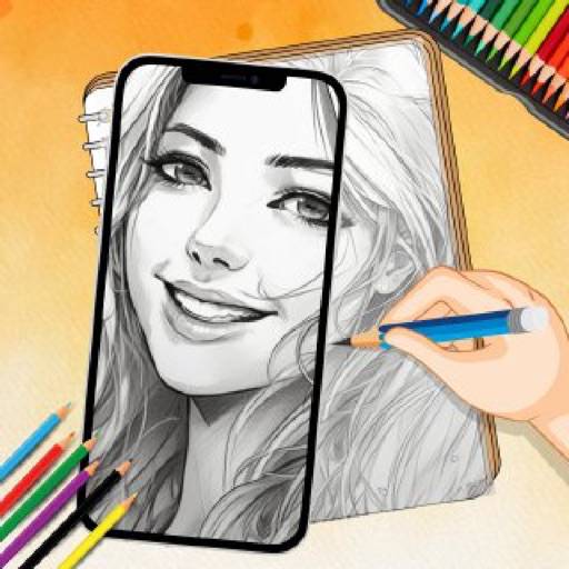 Aplicación Sketch y Dibujar Ar icono