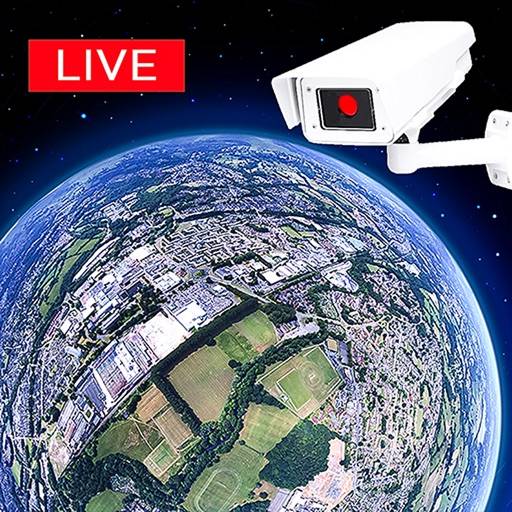 Telecamera terrestre in linea icona