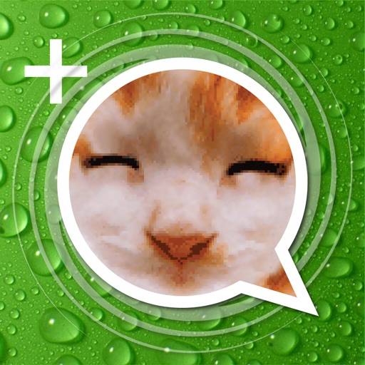 Stickers+ Fun Emotion Gif Photo for Messenger icon