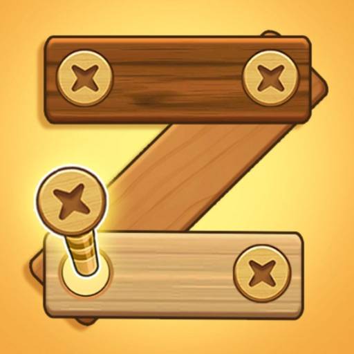 Screw Puzzle: Wood Nut & Bolt
