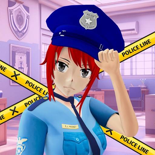Sakura Cop Police Officer Game Symbol