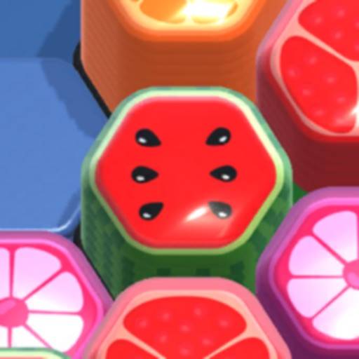 Watermelon Hexa - Blast Puzzle icône