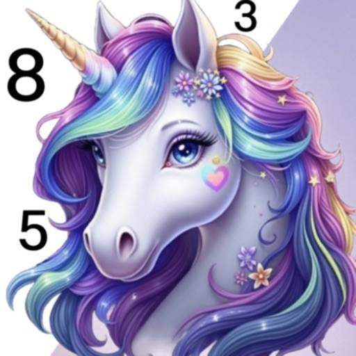 Fantasy Color By Number Game app icon