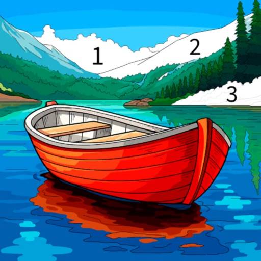 ta bort Calm Color-Color By Number