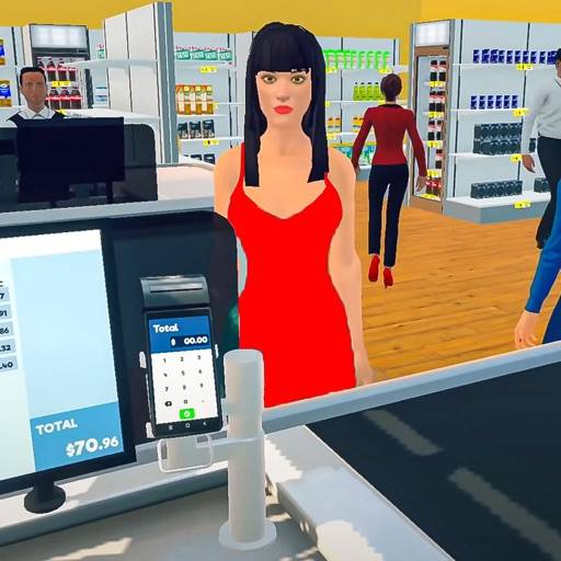 Supermarket Shopping Sim Game icono