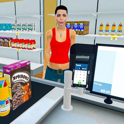 Supermarket Cashier Shop Games icono