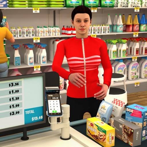 Supermarket Cashier Store Game icône