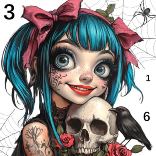 Macabre Color Paint By Number icon