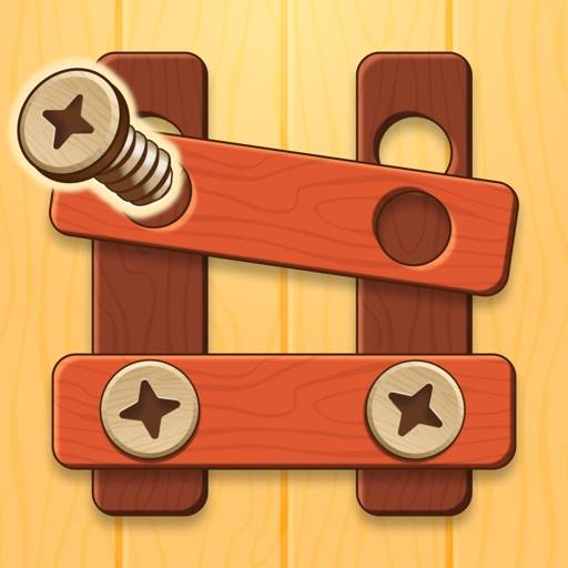 Wood Nut Screw Pin Jam Puzzle icon