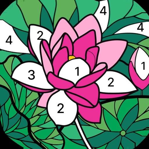 Lotus Color: Color By Number icon