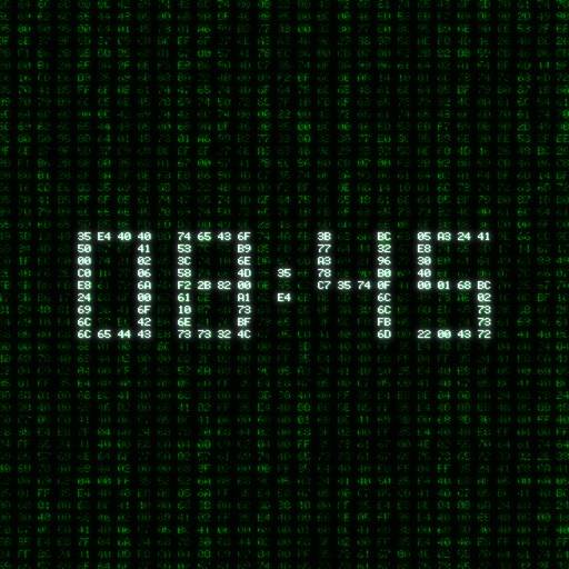 Hacker Clock - Green Matrix икона