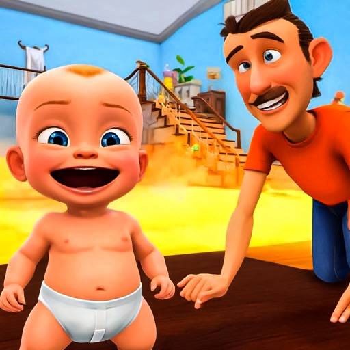 jeu farces pour bébé et papa icône
