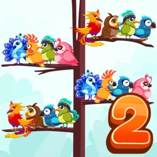 Bird Sort 2 Color Puzzle Game icon