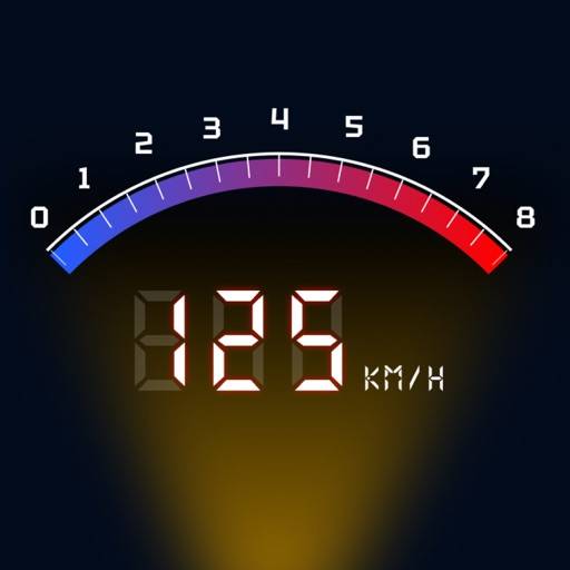 Hastighetsmätare och HUD ikon